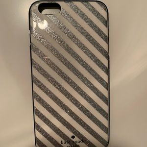 kate spade glitter stripe iPhone 8 plus